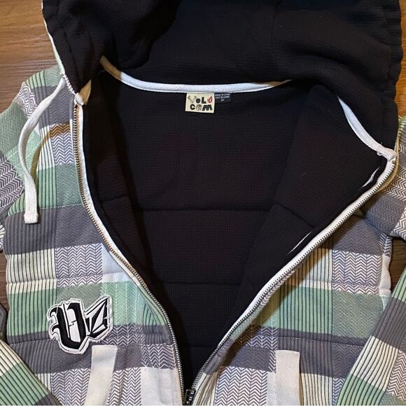Vintage Volcom Hoodie Zip up size medium‎ thick skate surf - Picture 10 of 11